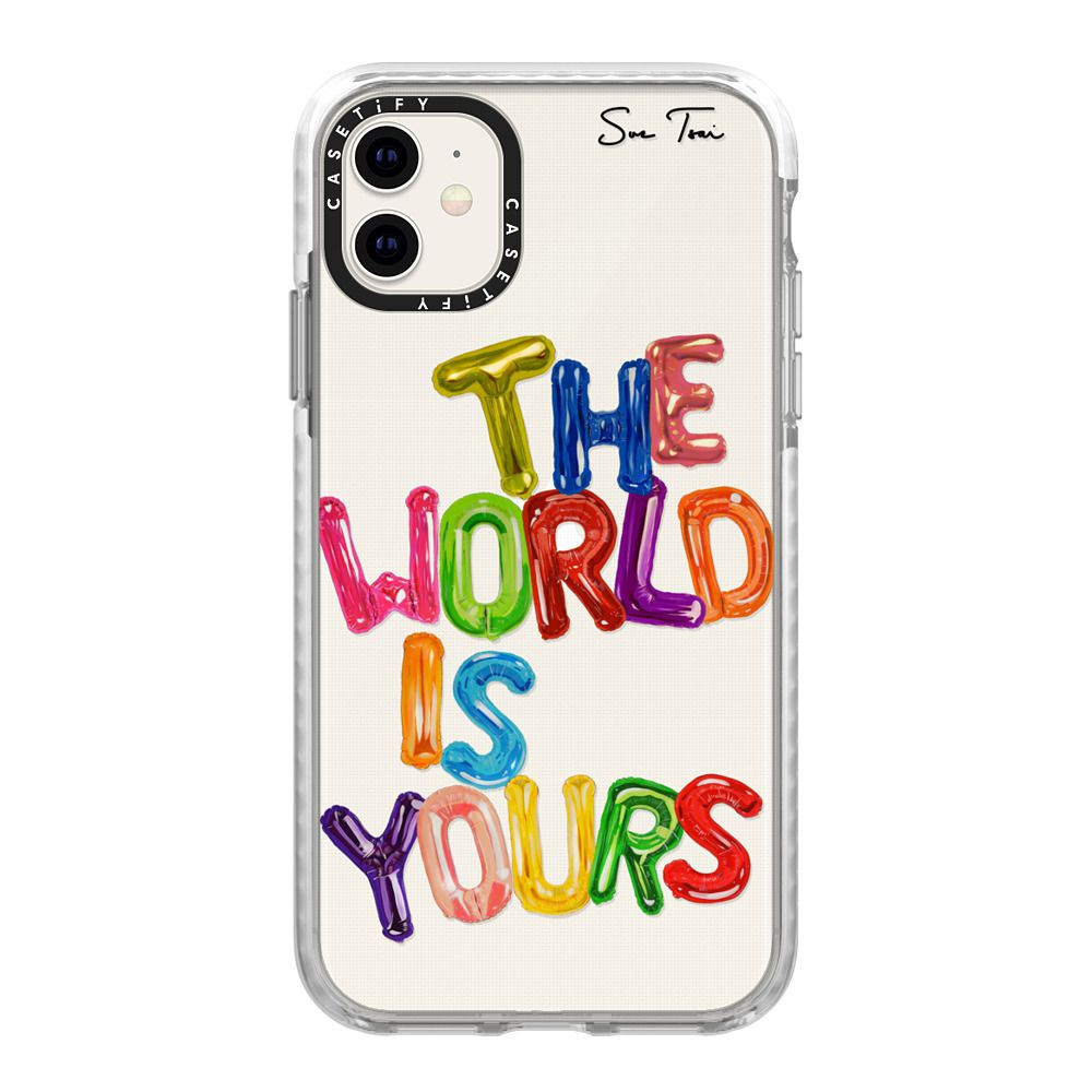 THE WORLD IS YOURS IPHONE CASE BY SUE TSAI | Casetify