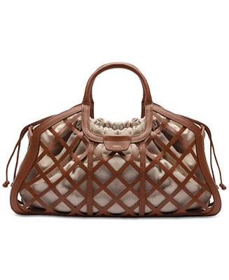 Petra Large Leather Tote Bag | Macy's