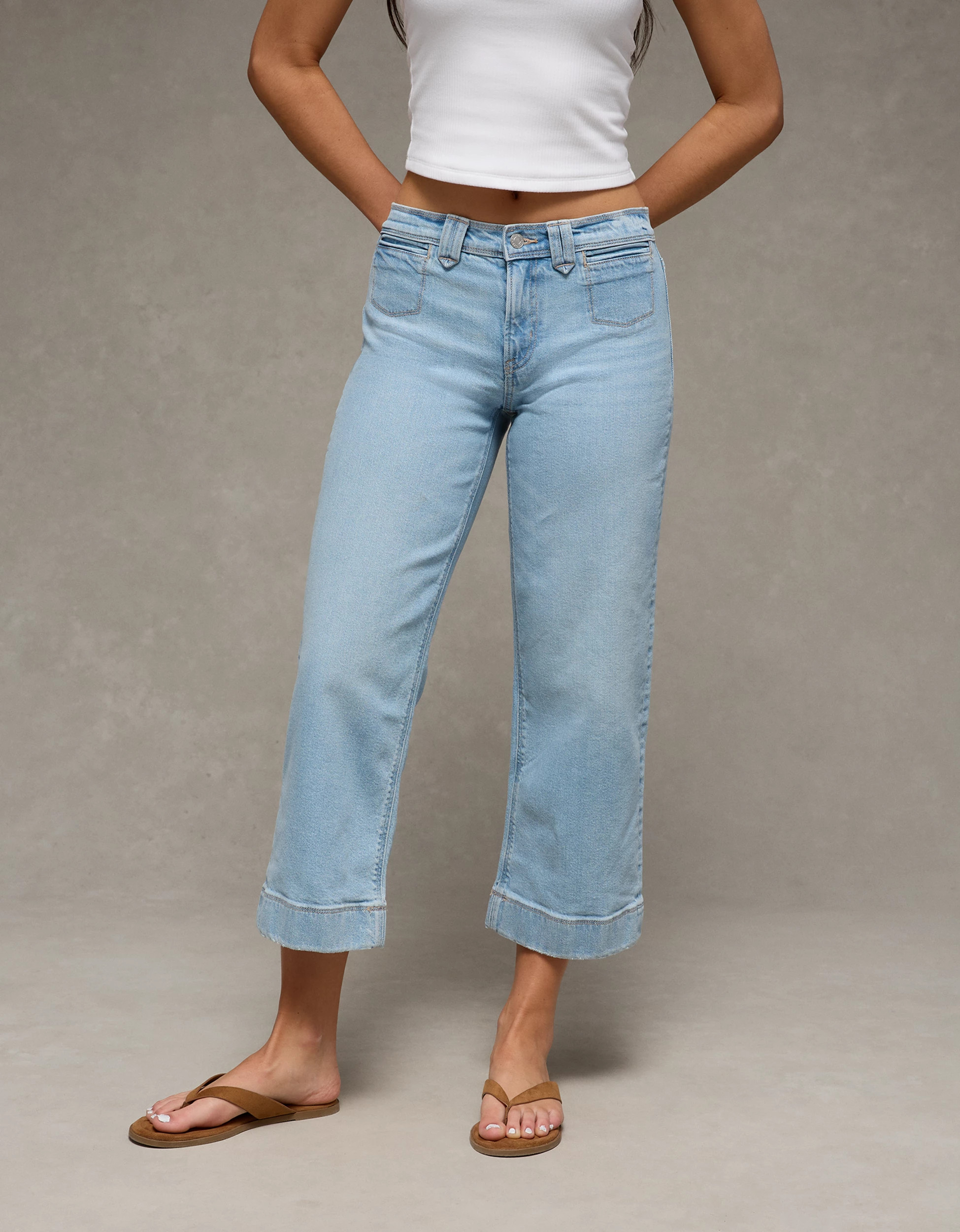 AE High-Waisted Stovepipe Crop Jean | American Eagle Outfitters (US & CA)