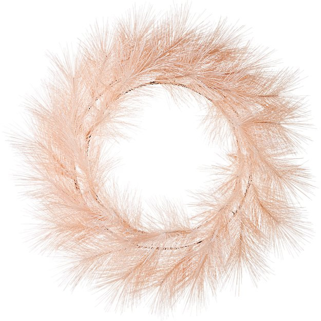 Pine Pink Wreath 31" | CB2 | CB2