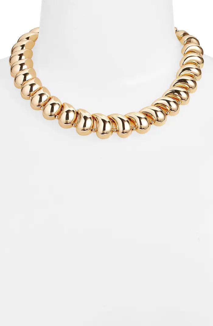 Open Edit Teardrop Beaded Collar Necklace | Nordstrom | Nordstrom