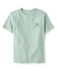 Boys Golf Tee Time Front And Back Graphic Tee - green | The Children's Place