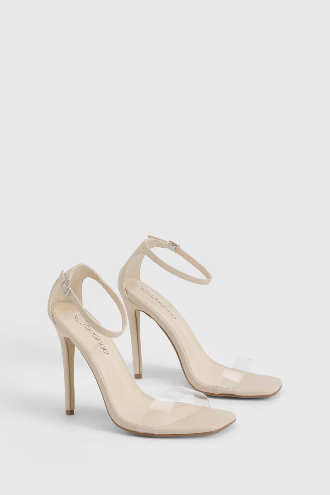 Heels | Clear 2 Part High Heels | boohoo | Boohoo.com (UK & IE)