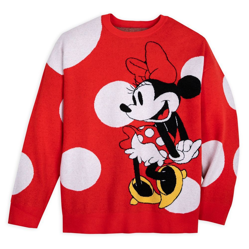Minnie Mouse Pullover Knit Sweater for Adults | Disney Store