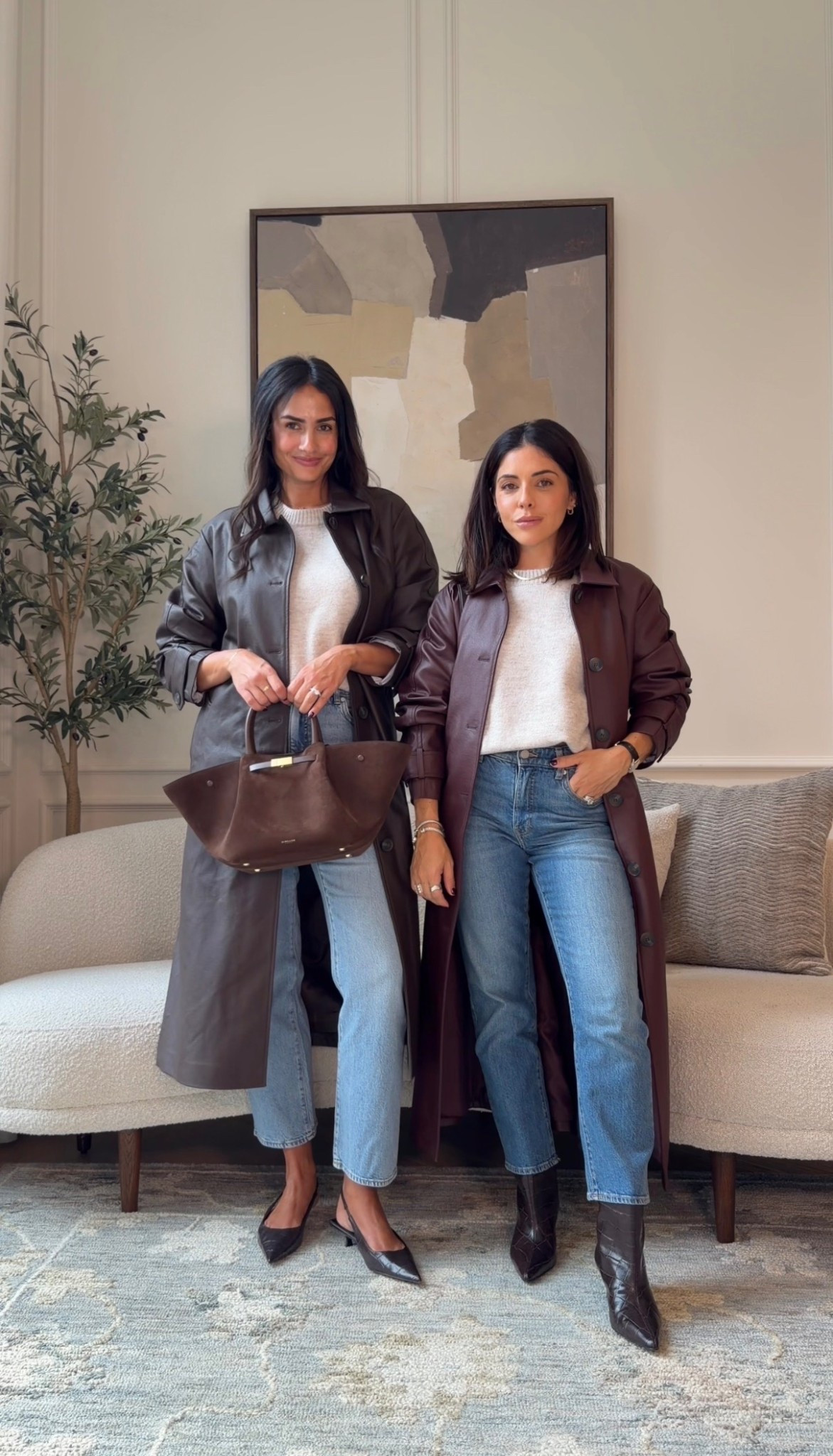 I’m wearing 
Sweater - size small
Coat - size XXS/XS
Jeans - size 25 short

#LTKdatenight #LTKcanada #LTKworkwear