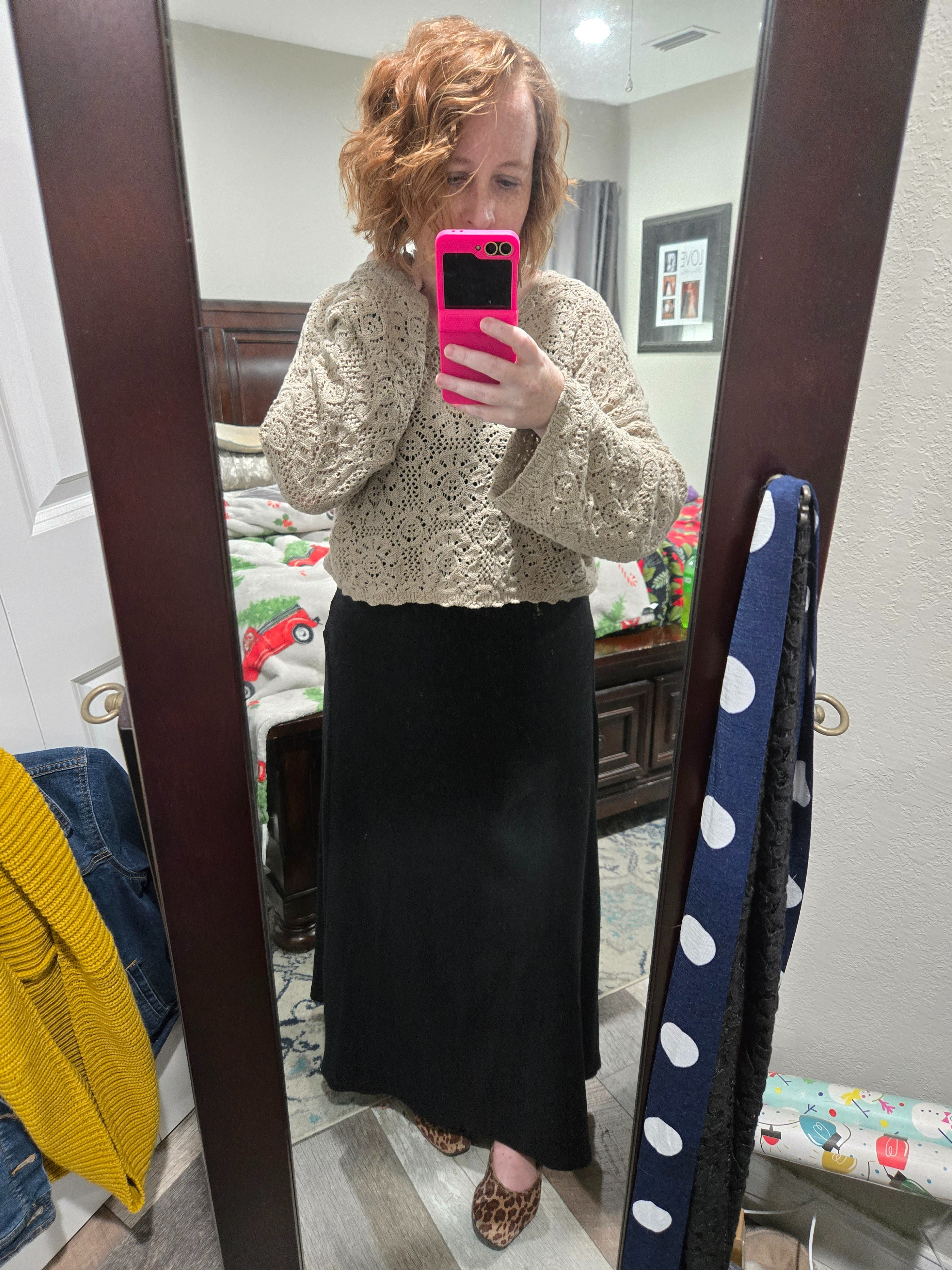 Open-stitch, crochet-style sweaters are a fun way to take summer dresses into the next season. 

 #LTKPetite #LTKStyleTip #LTKWorkwear