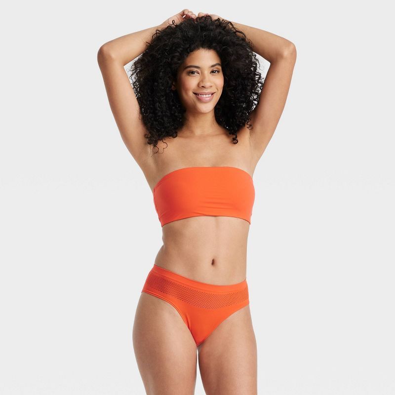 Women's Seamless Hipster Underwear - Auden™ Orange | Target