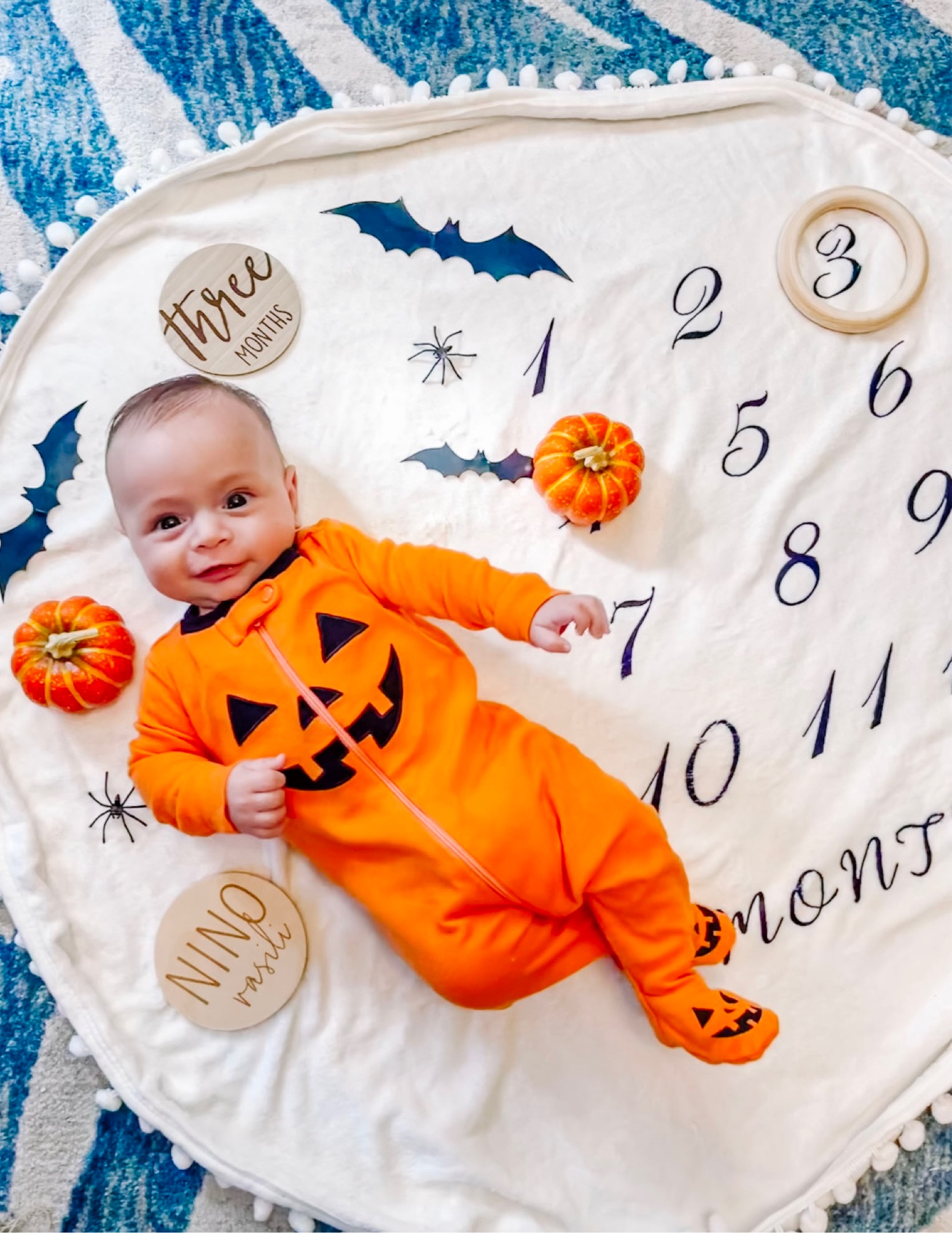 It’s SCARY how time flies! 👻 Out little pumpkin is three months old!!🎃🩵
.
.
.
.
.
.


#LTKbaby #LTKfamily #LTKHalloween