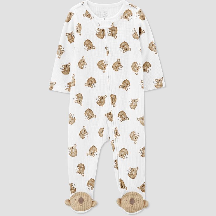 Carter's Just One You® Baby Boys' Koala Footed Pajama - Ivory | Target