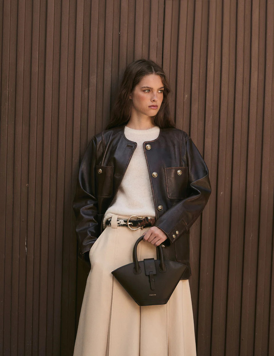 Mini Lumière Brown Bag by PARIS/64 | PARIS/64