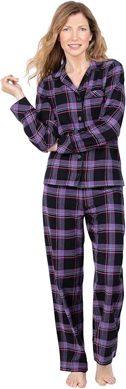 Womens Pajama Sets Flannel - Cozy Ladies Pajamas | Amazon (US)