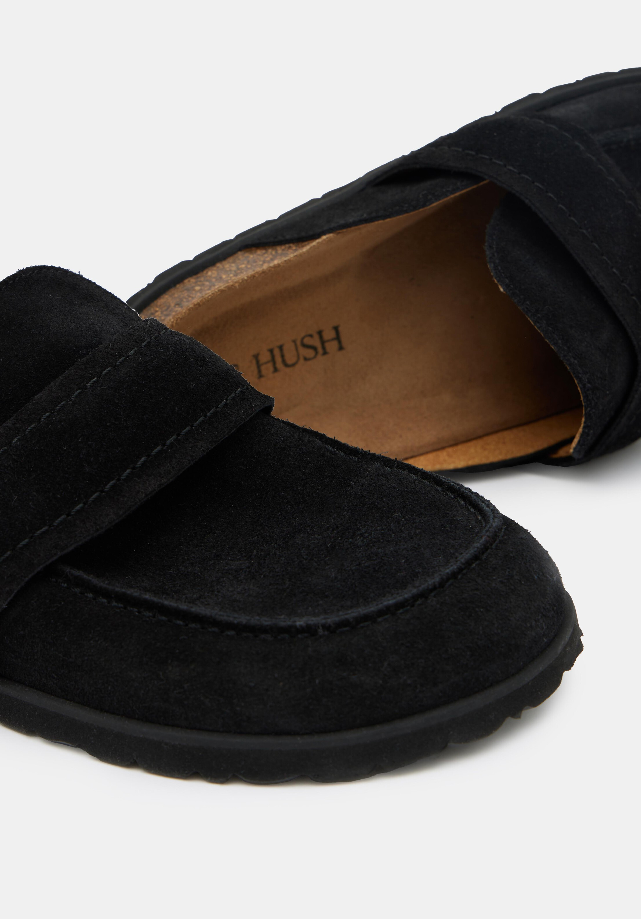 Pia Padded Suede Mules | Hush UK