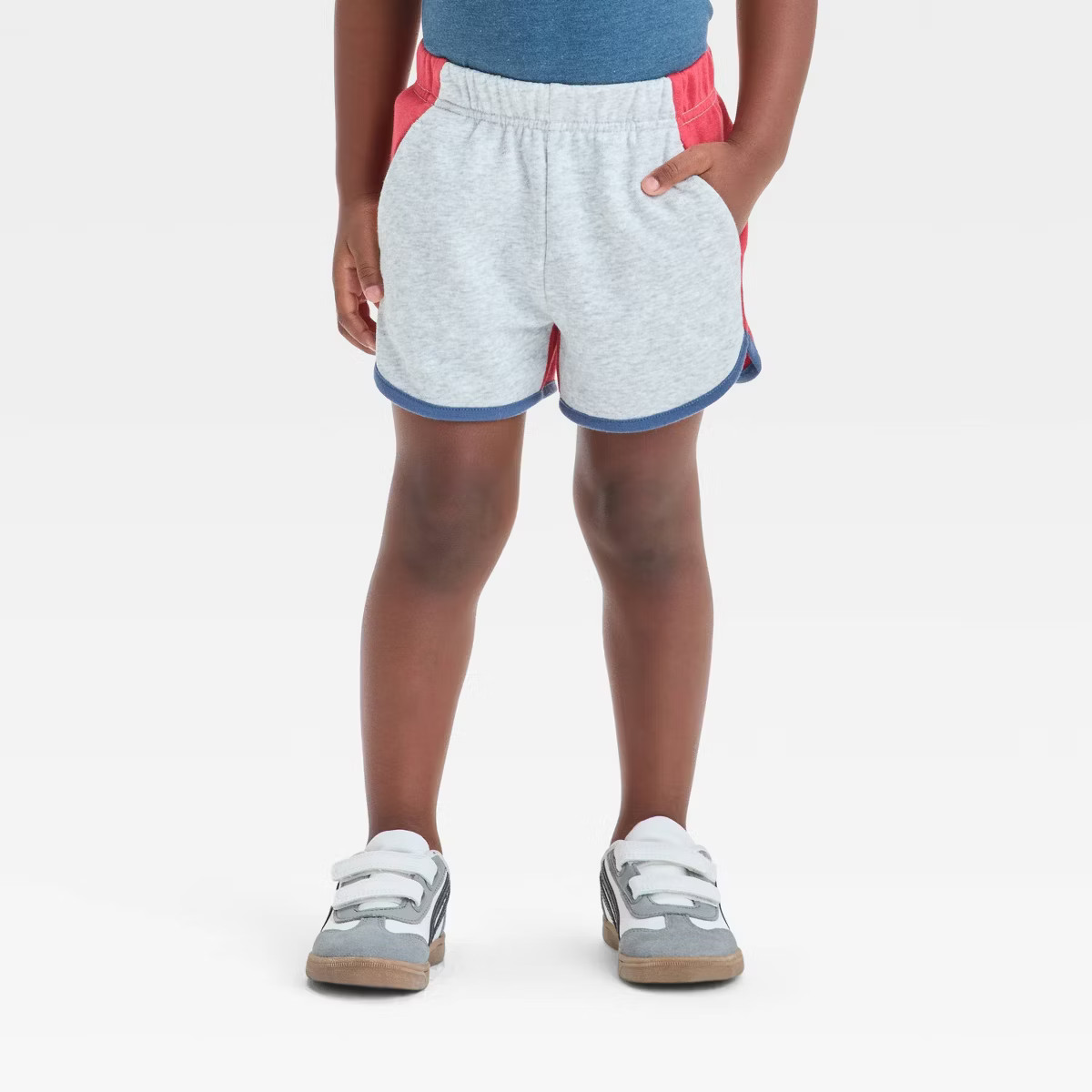 Toddler Boys' Pull-On Dolphin Hem French Terry Shorts - Cat & Jack™ Gray 2T | Target