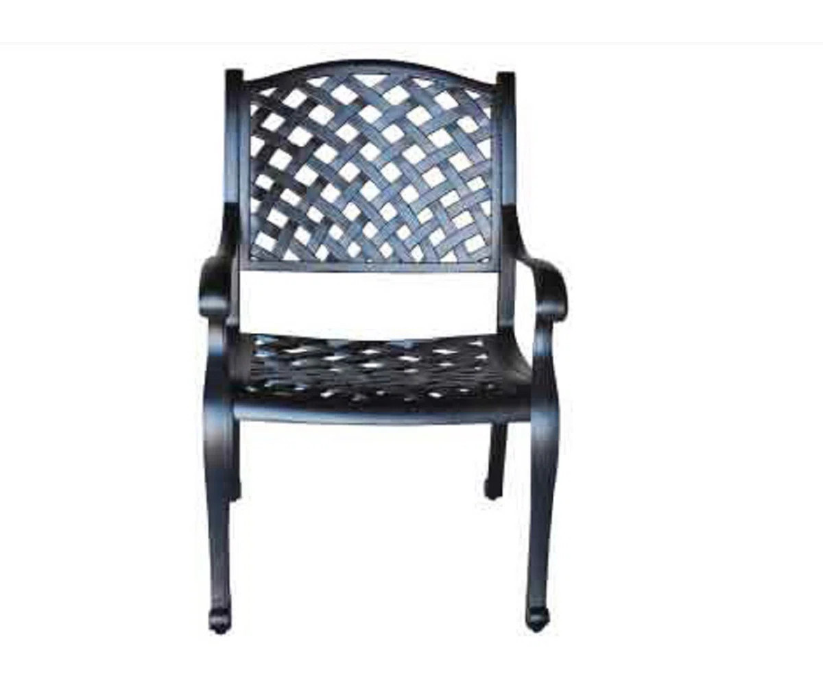 Nola Premium All-Weather Wicker Outdoor Dining Armchair | Wayfair North America