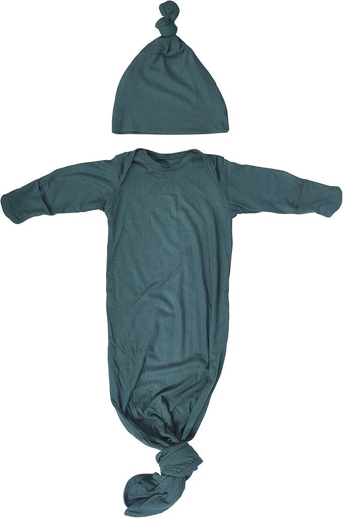 Tags 4 Tots Newborn Baby Knotted Tie Gown - Infant | Amazon (US)