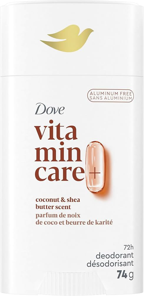 Dove Vitamin Care+ Deodorant Stick Aluminum-Free Deodorant for Women Coconut & Shea Butter Scent ... | Amazon (CA)