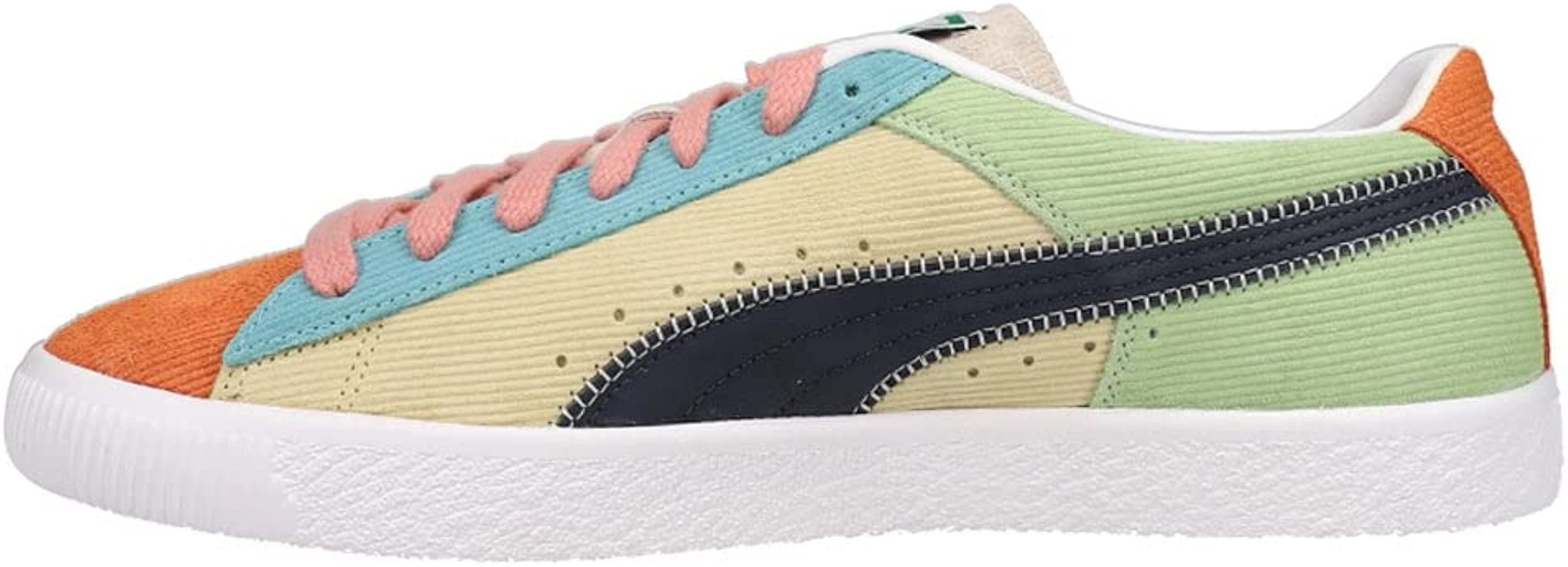 PUMA Mens Suede VTG Blocked Lace Up Sneakers Casual Shoes Casual - Beige | Amazon (US)