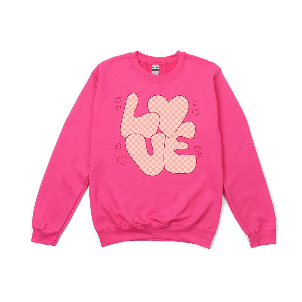 Simply Sage Market Women's Graphic Sweatshirt Valentine's Love Pink | Target