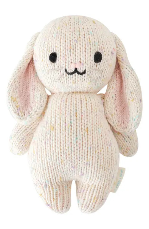 cuddle+kind Confetti Knit Baby Bunny Stuffed Animal in Ivory at Nordstrom | Nordstrom