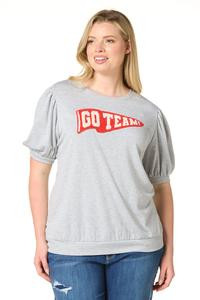 Cato Fashions | Cato Plus Size Go Team Pennant Tee | Cato Fashions