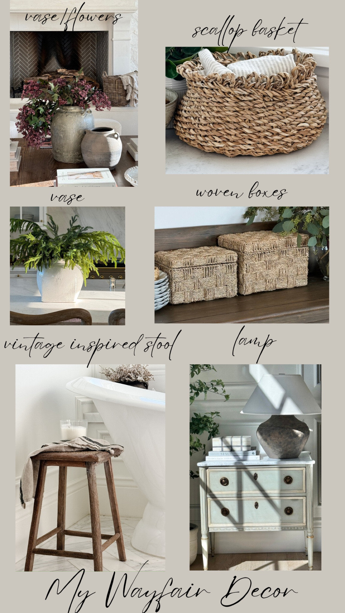 @wayfair is my first stop for the decor in my home!  Here are a few of my favorite pieces!  This scalloped basket comes in a set of three!  The woven boxes come in a set of two and add texture to any space!  The white vase comes in three sizes and is my favorite one I own!  I actually have four of these lamps because the color and shape can’t be beat!  Linking a few other of my favorite decor from Wayfair too!

@shop.ltk #liketkit liketk.it  #Wayfair #Wayfairpartner 

#LTKFamily #LTKSaleAlert #LTKHome