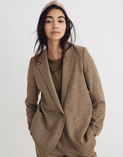 Larsen Blazer in Houndstooth | Madewell