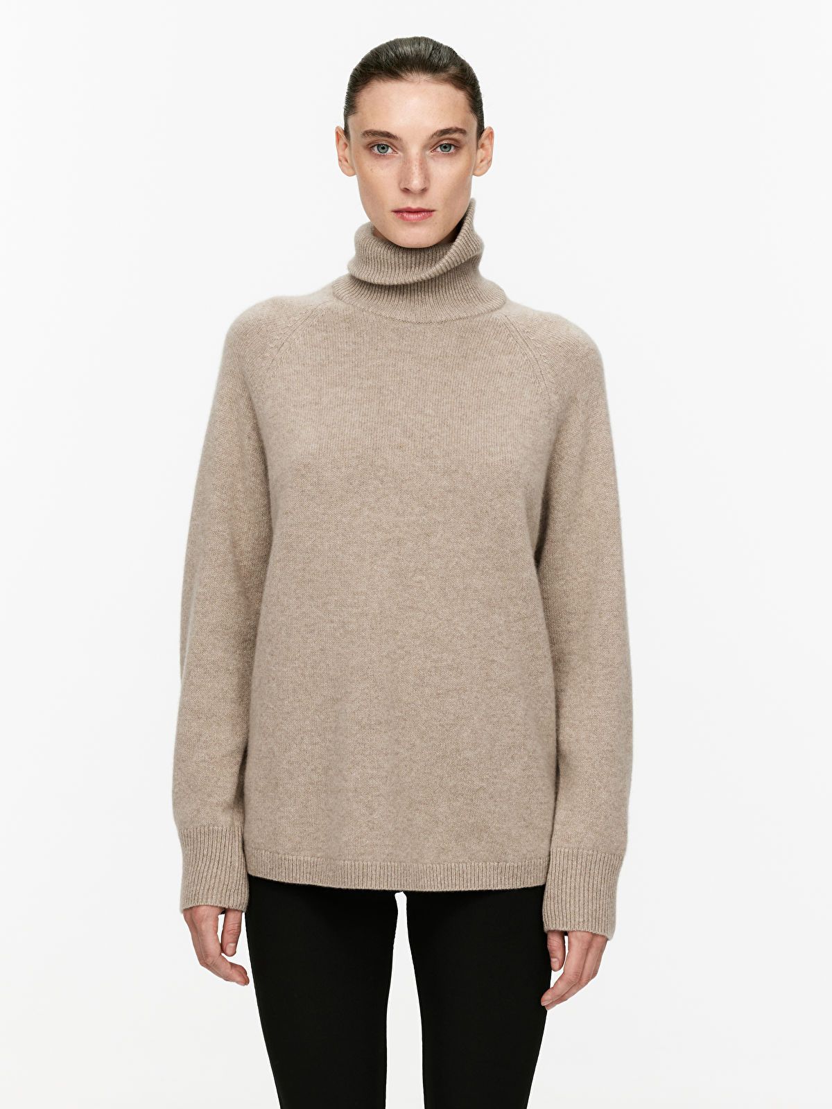 Roll-Neck Cashmere-Wool Jumper | ARKET (US&UK)