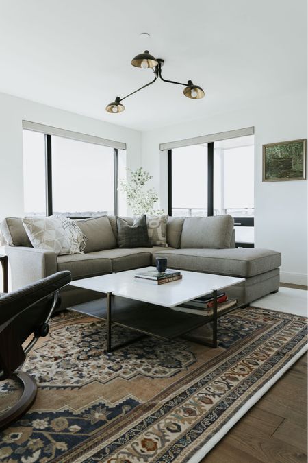Modern, masculine living room meets cozy earthy aesthetic 

#LTKhome #LTKover40
