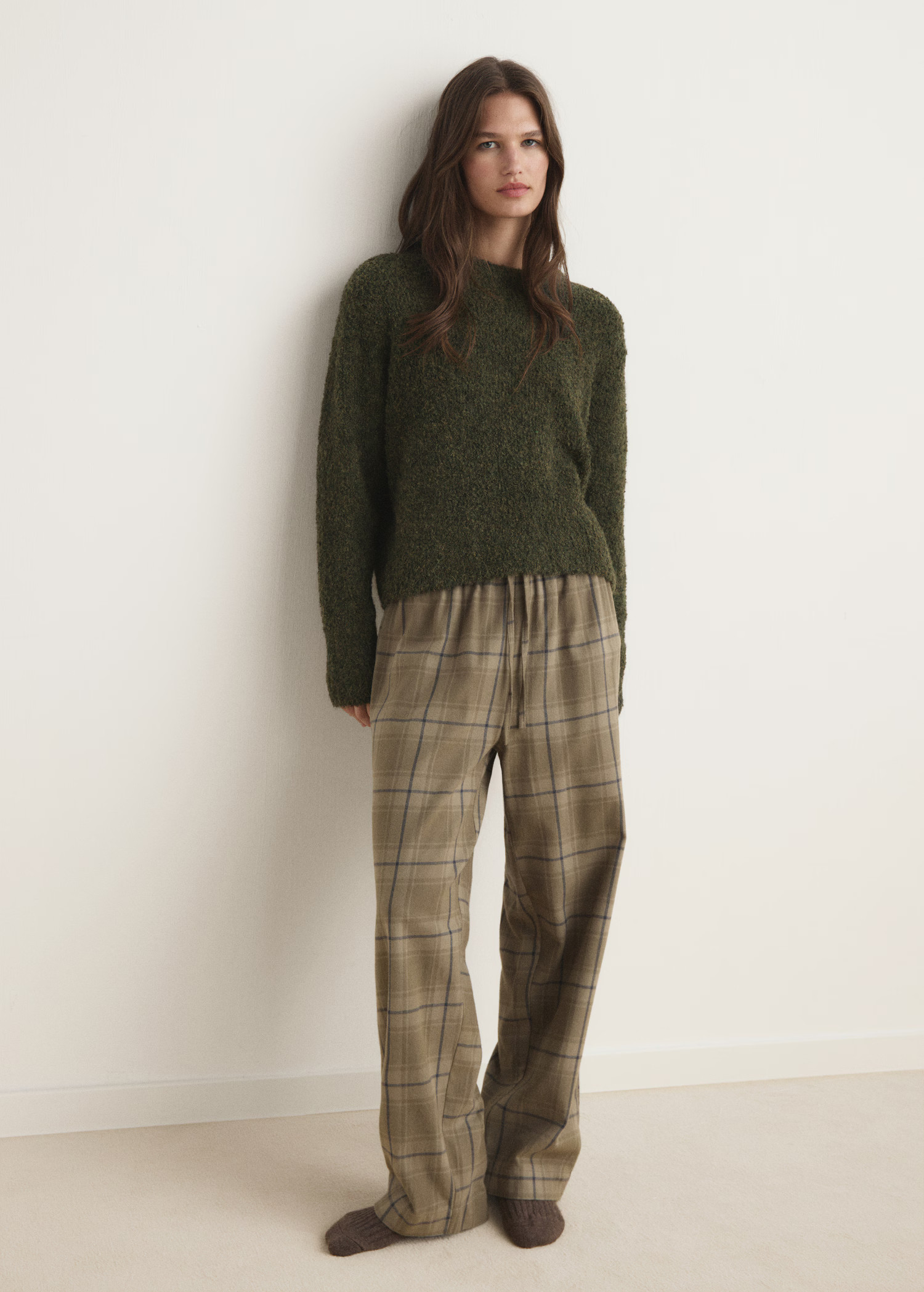 Round-neck bouclé sweater | Mango (US/MX/AU)