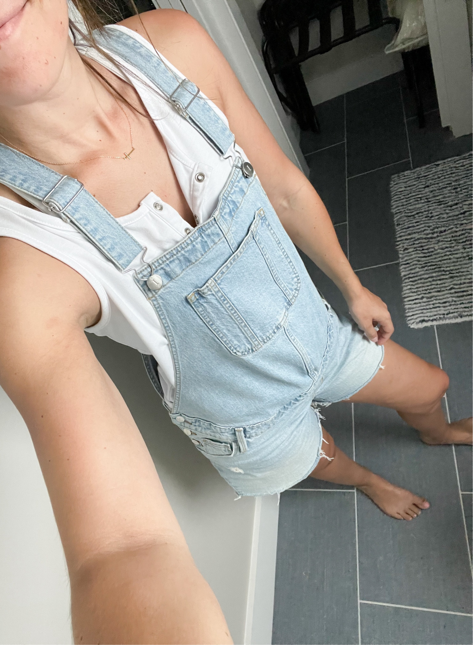 maternity overalls 😍 
.
.
maternity, bump friendly, summer fashion, summer outfit, pregnancy style, overalls

#LTKStyleTip #LTKFindsUnder50 #LTKBump