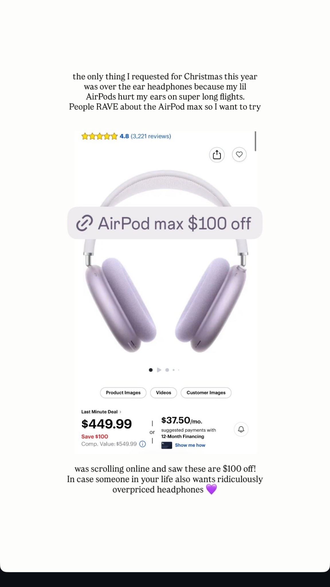 Such a good deal if you’ve been etching these AirPod Max!

#LTKGiftGuide #LTKSaleAlert #LTKHoliday