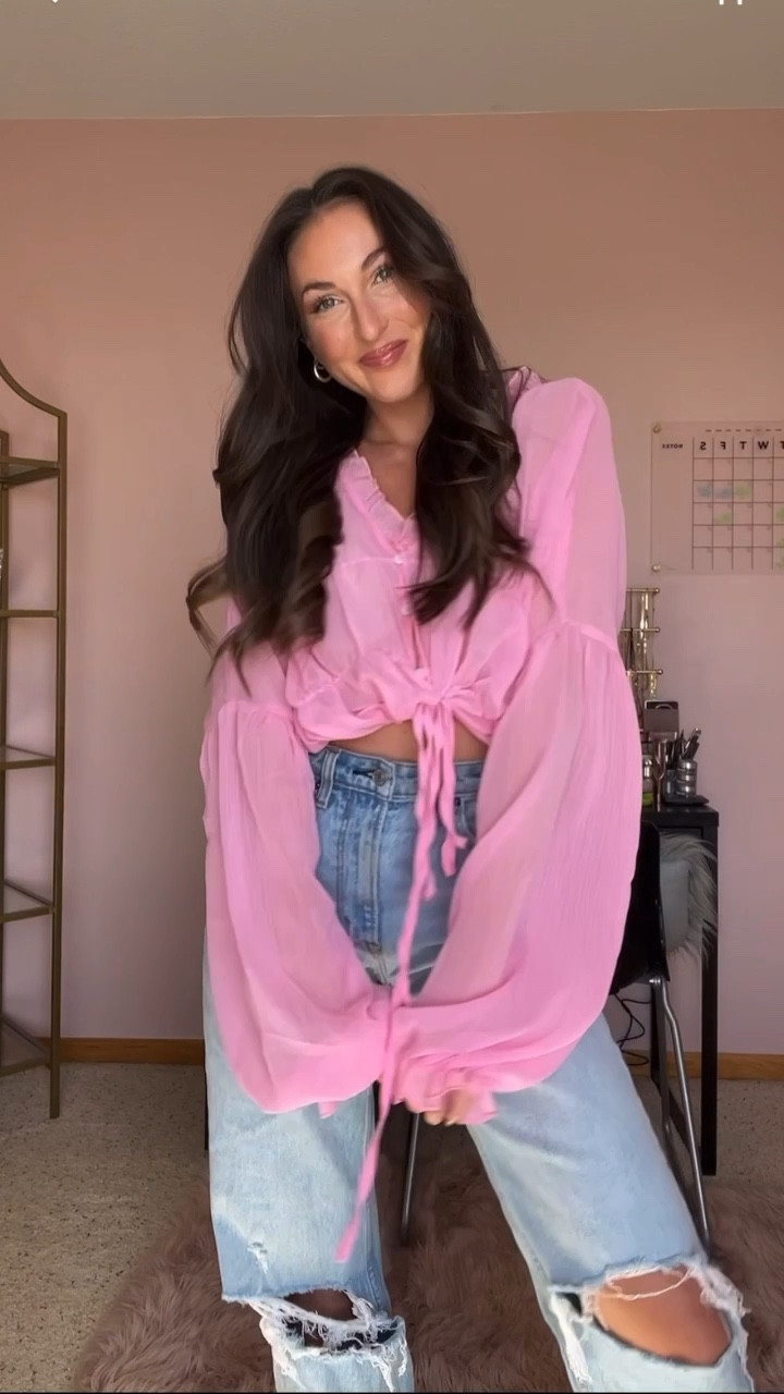 Revolve, pink top, black skirt, black top, dark jeans

#LTKshoecrush #LTKSeasonal #LTKstyletip