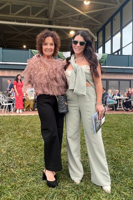 Fall Outfits at the races! Everything fits tts other than the trouser pants I sized up. #meandmrjones 

#LTKfindsunder100 #LTKSeasonal #LTKfindsunder50