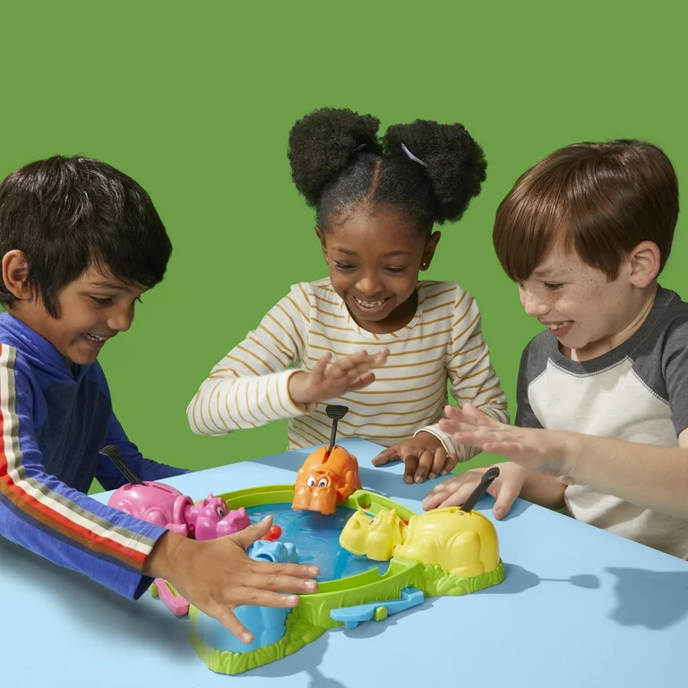 Hungry Hungry Hippos Board Game for Preschoolers, Ages 4 and up, For 2 to 4 Players, Holiday Gift... | Walmart (US)