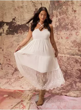 Festi Cross-Front Maxi Dress | Torrid (US & Canada)