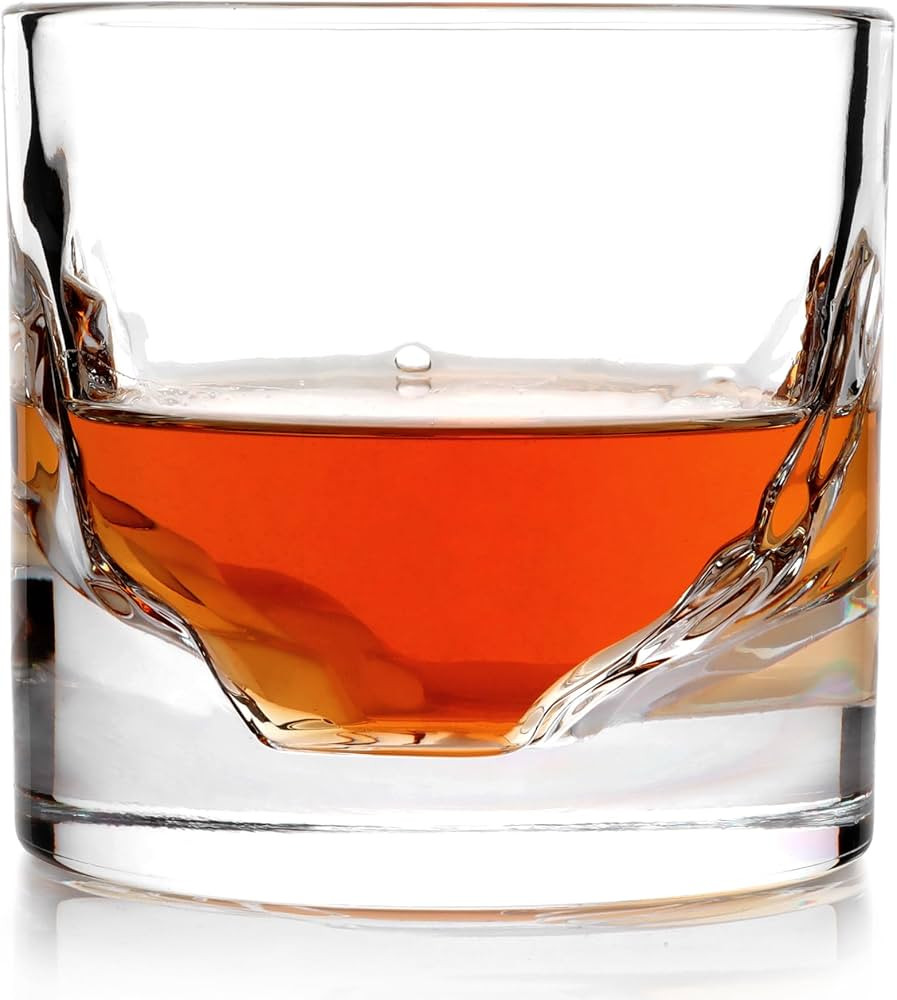 Grand Canyon Heavy Crystal Whiskey Glasses Gift Set of 2, Thick Freezable Bourbon Glass 1lb Each,... | Amazon (US)