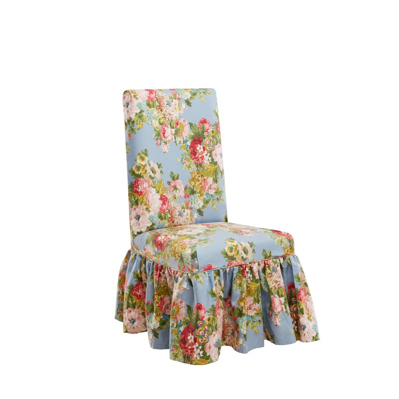 Cotton Box Cushion Dining Chair Slipcover | Wayfair North America