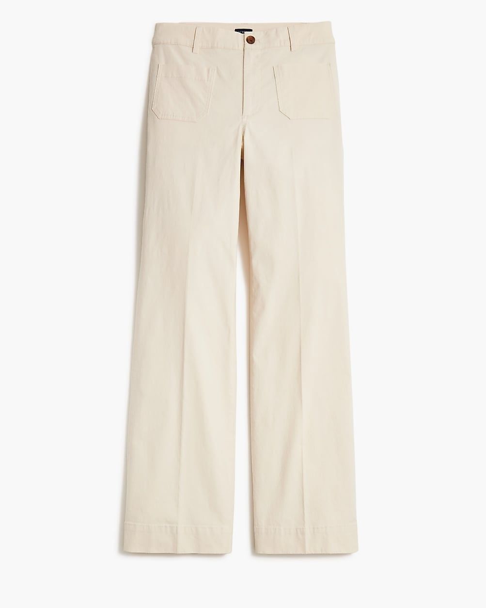 High-rise patch-pocket wide-leg pant | J.Crew Factory