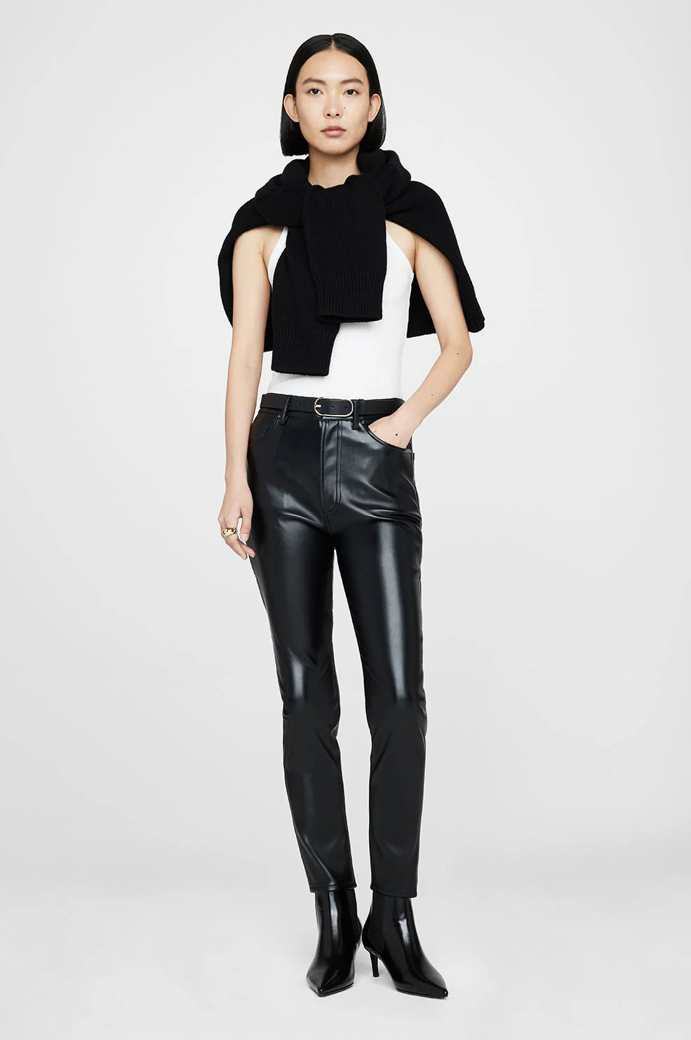 ANINE BING Sonya Pant in Black | Anine Bing