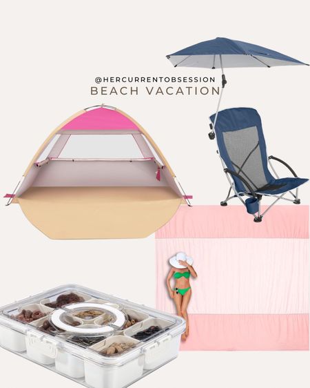 Beach vacation essentials, beach chair, snack tray, beach towel, summer must haves

#LTKFamily #LTKSeasonal #LTKFindsUnder100