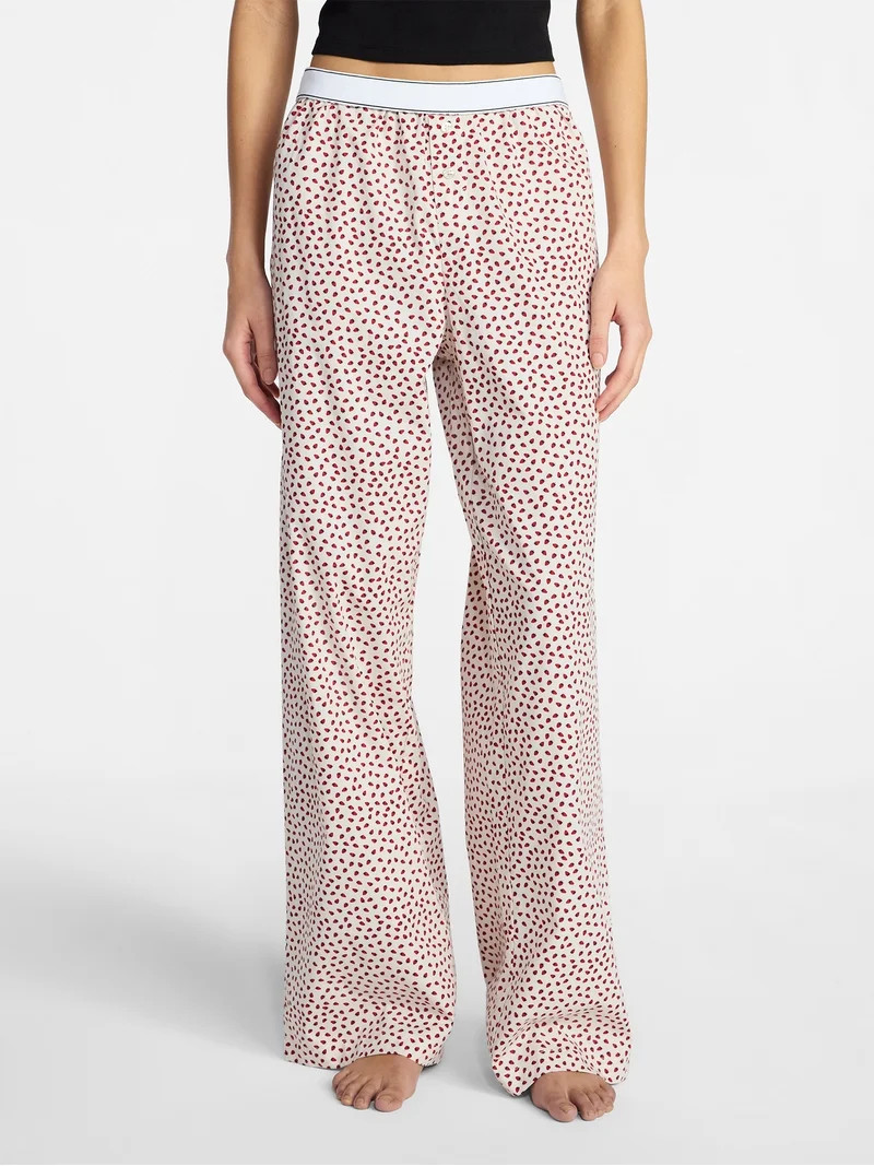 No Boundaries Sleepwear Cotton Boxer Pants, 31'' Inseam, Women's XS-XXL | Walmart (US)