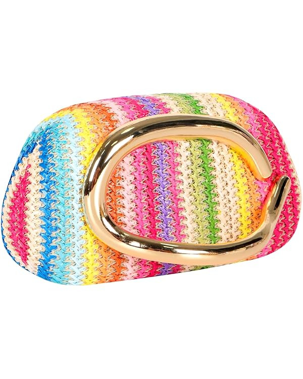 Straw Clutch Purse Summer Evening Bag Woven Beach Handbags for Women Wedding Vacation Clutch Bags... | Amazon (US)