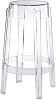 Amazon.com: Modway Casper Modern Acrylic Counter Bar Stool in Clear - Fully Assembled: Kitchen & ... | Amazon (US)