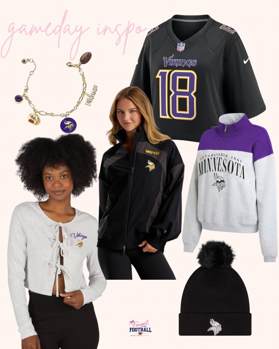 MINNESOTA VIKINGS 💜⚔️

Purple looks good on you. 💜🏈 Vikings girlies, I rounded up some of my favorite Minnesota finds for stadium days, football Sundays, and every gameday in between.

Cute, comfy + ready for kickoff. Shop the full Vikings edit on my LTK. ✨

#MinnesotaVikings #Vikings #Skol #VikingsGirl #NFLStyle #GamedayStyle #FootballFashion #NFLFashion