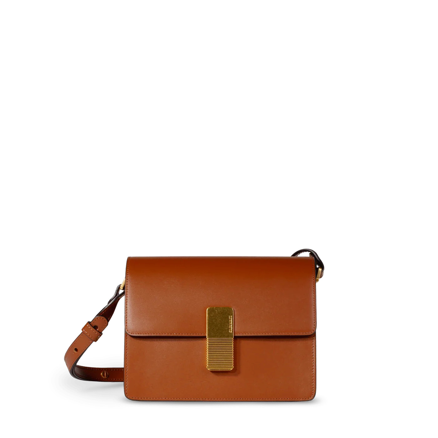 Gabriel Crossbody Bag - Tan Box Leather | ATELIERS AUGUSTE