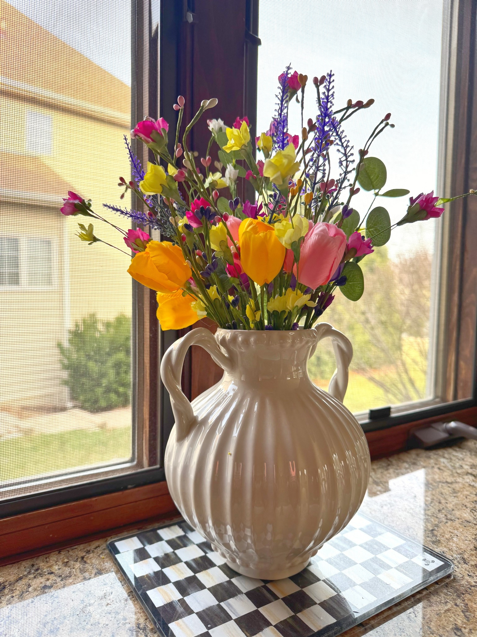 A little spring refresh 🌸

Blending designer + affordable pieces is always my favorite way to decorate.

And the cutting board base makes this both pretty and practical (win-win).

#LTKSeasonal #LTKdayinmylife #LTKHome