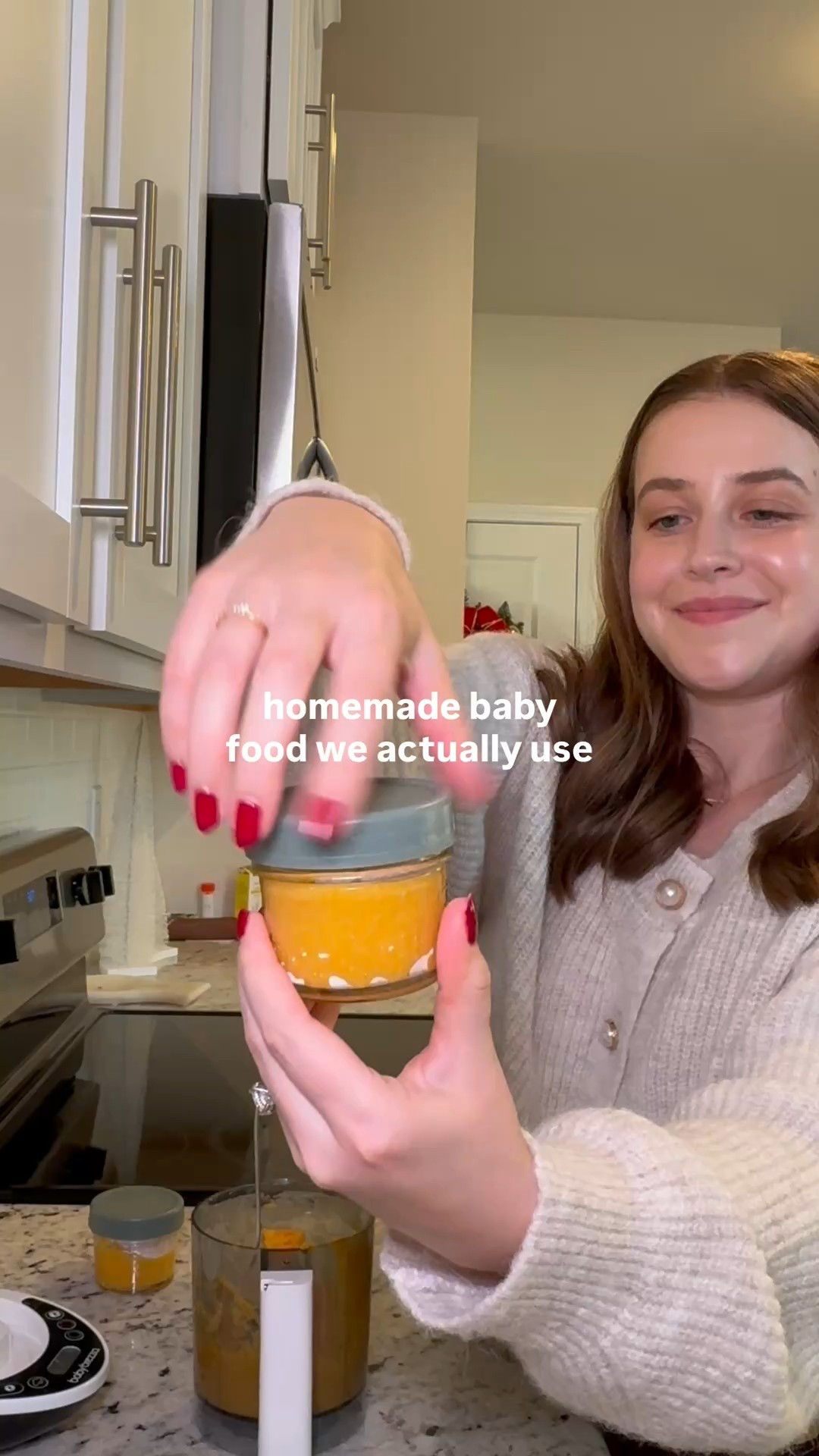 I love making my babies food and my baby present. Does all the hard work for me. I also love these glass jars because they keep things fresh for up to a week.

#LTKmomlife #LTKBump #LTKBaby