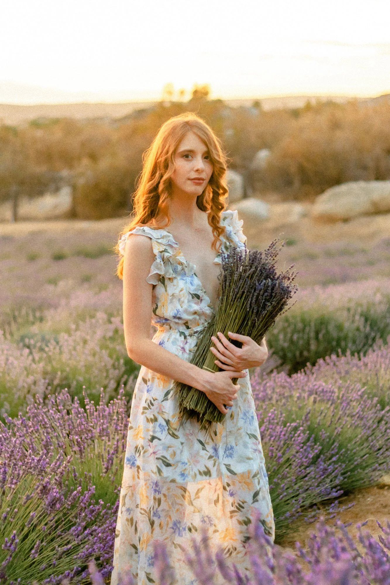 Cindy V-Neck Maxi Dress | Morning Lavender