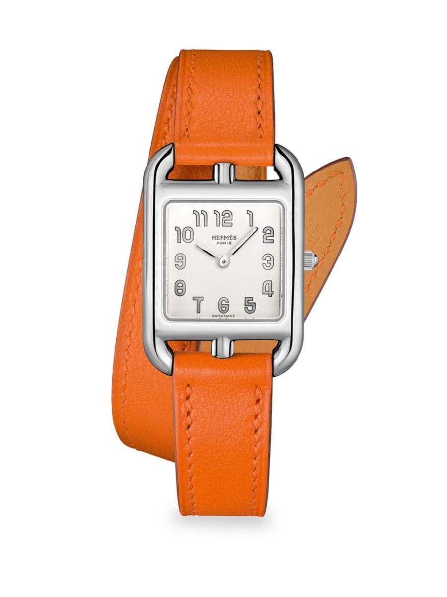 Cape Cod 31MM Stainless Steel & Leather Strap Watch | Saks Fifth Avenue