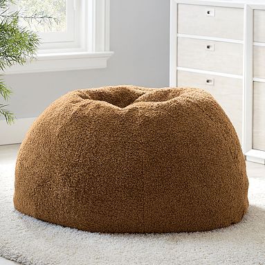 Teddy Bear Faux-Fur Beanbag Chair | Pottery Barn Teen